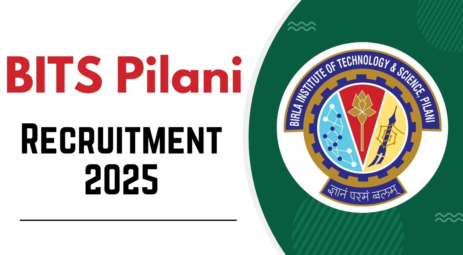 "BITS Pilani JRF Recruitment 2025 - Junior Research Fellow Vacancy in AI and Machine Learning at BITS Pilani Goa Campus."